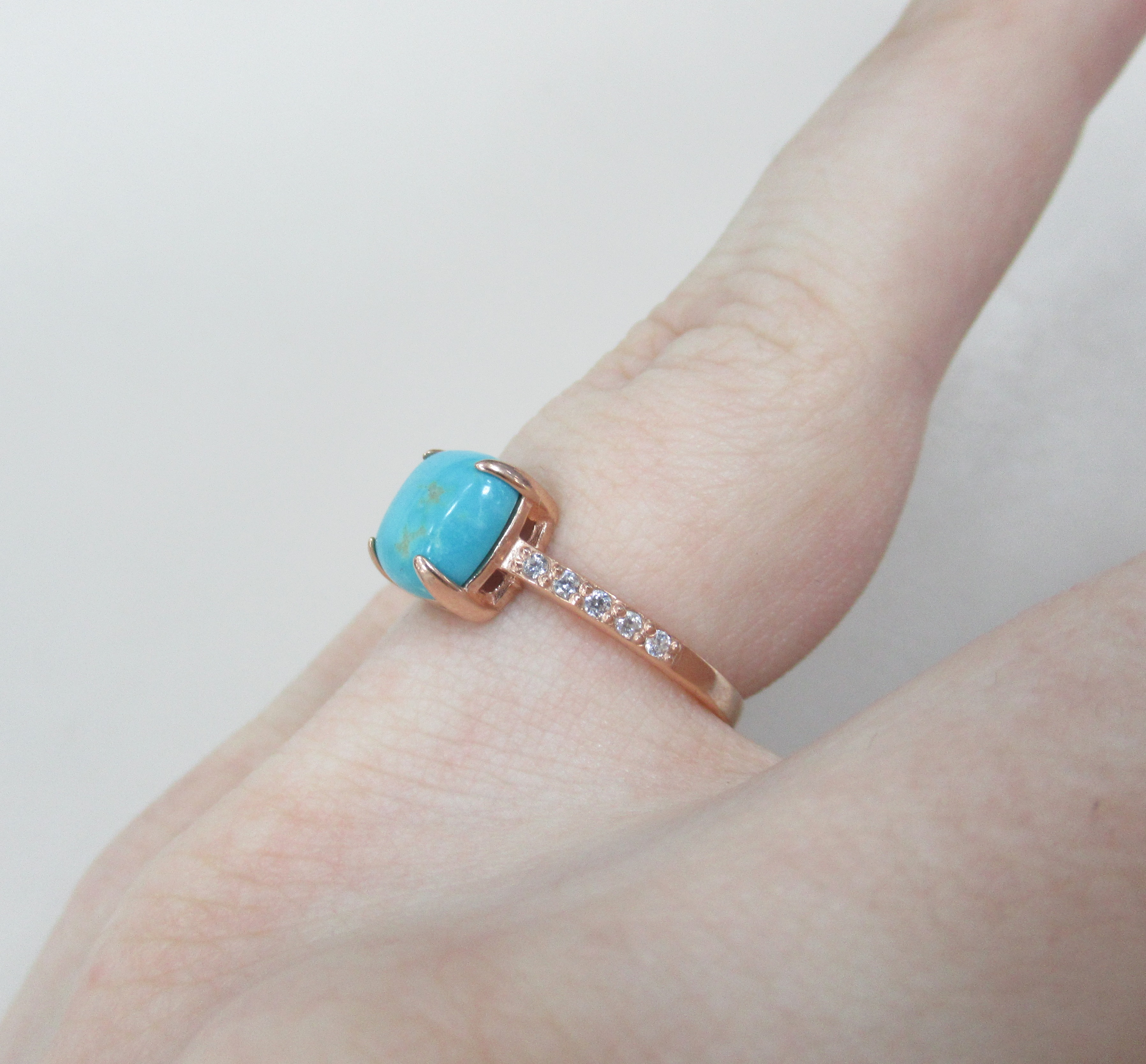 Серебряное кольцо с бирюзой